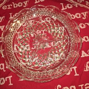 Crystal Clear Glass Serving Tray